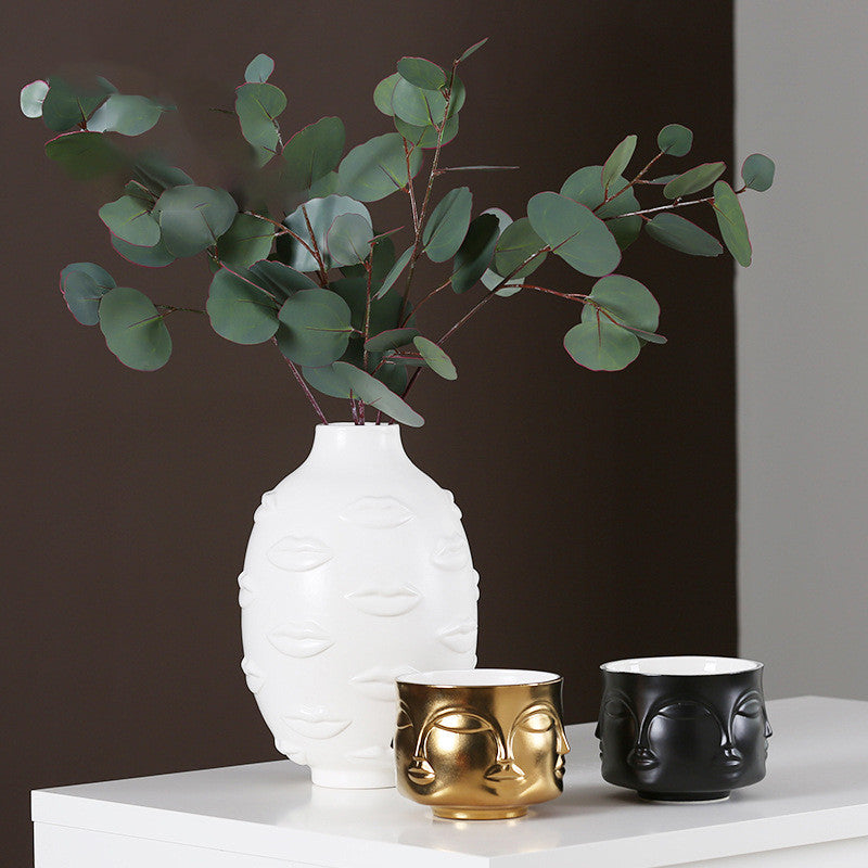 Hand Vas Blommor | Hand Keramik Vase | Nordicwhisper
